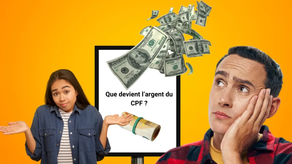 Un garçon et une fille septique quand à l'avenir de l'argent qu'ils ont cotisé sur le CPF.