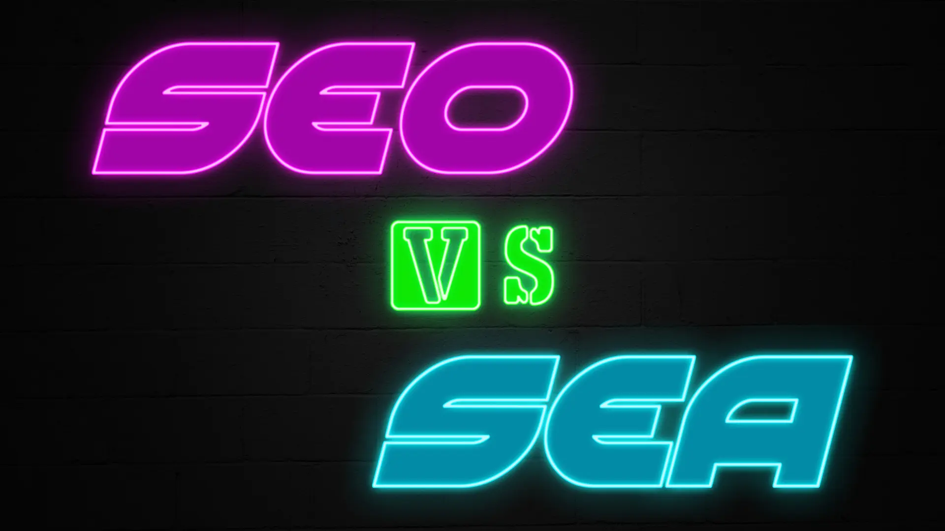 Logo du SEO (Search Engine Optimisation) vs SEA (Search Engine Advertising)