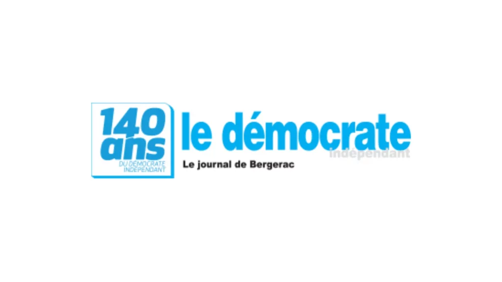 Logo officiel du journal le démocrate Bergerac.