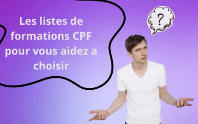 Explorez la liste des formations CPF et boostez votre carrière dès aujourd’hui !