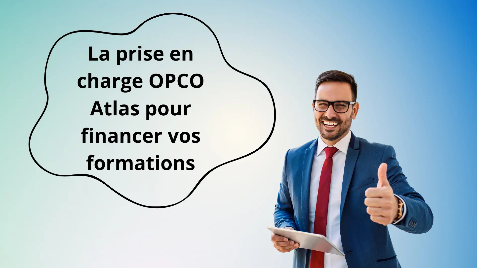 homme_pouce_opco_atlas_prise_en_charge homme qui fait un pouce sur la prise en charge opco atlas