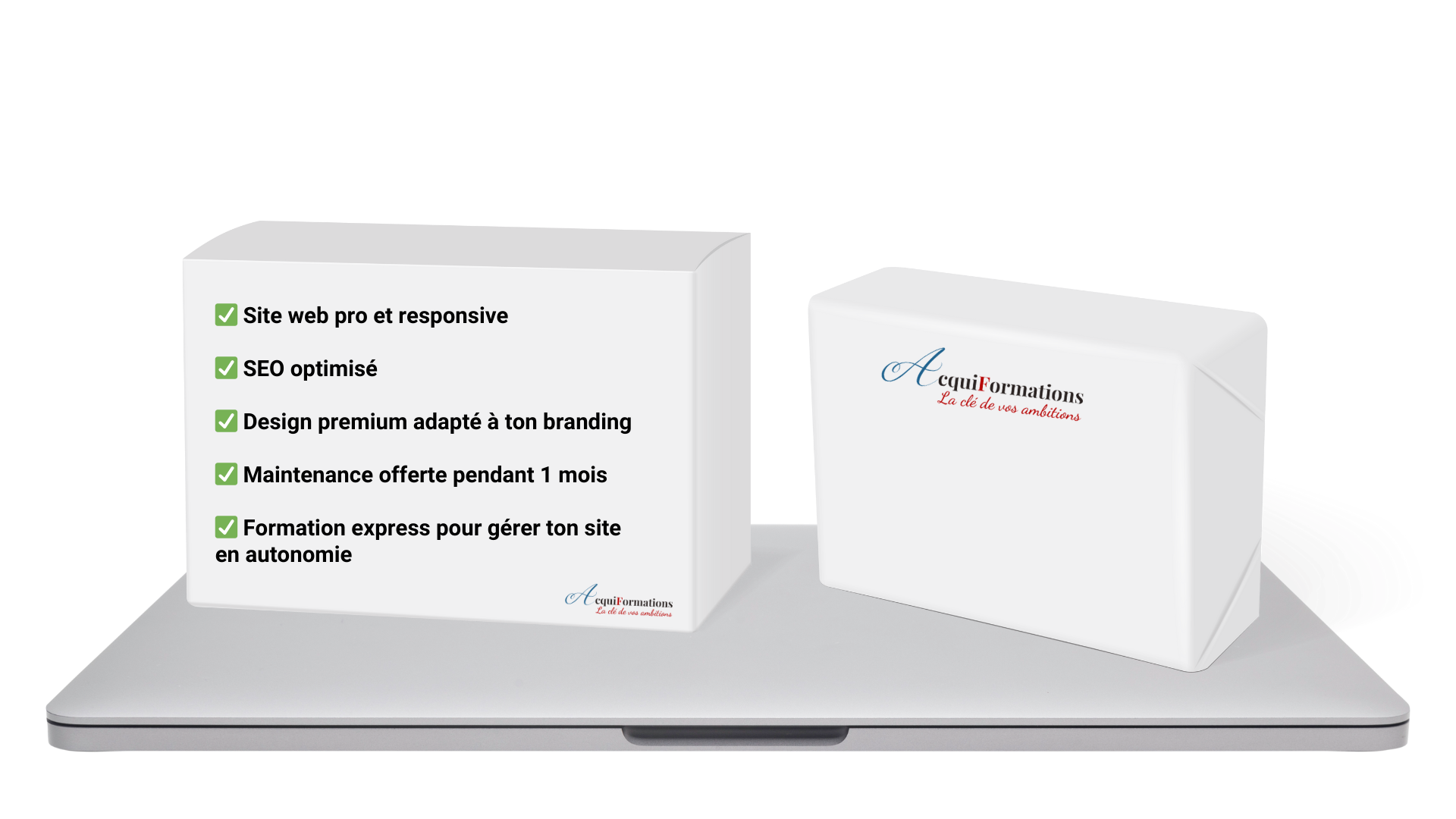 Pack de vente création de site internet pour 1200€.